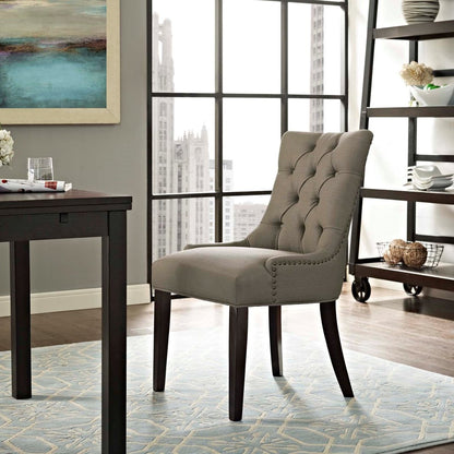 Regent Fabric Dining Chair, Grey, Fabric 10723