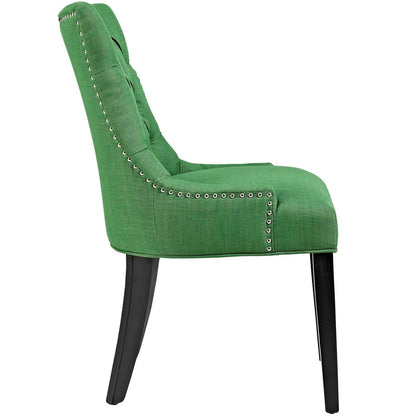 Regent Fabric Dining Chair, Green, Fabric 10724