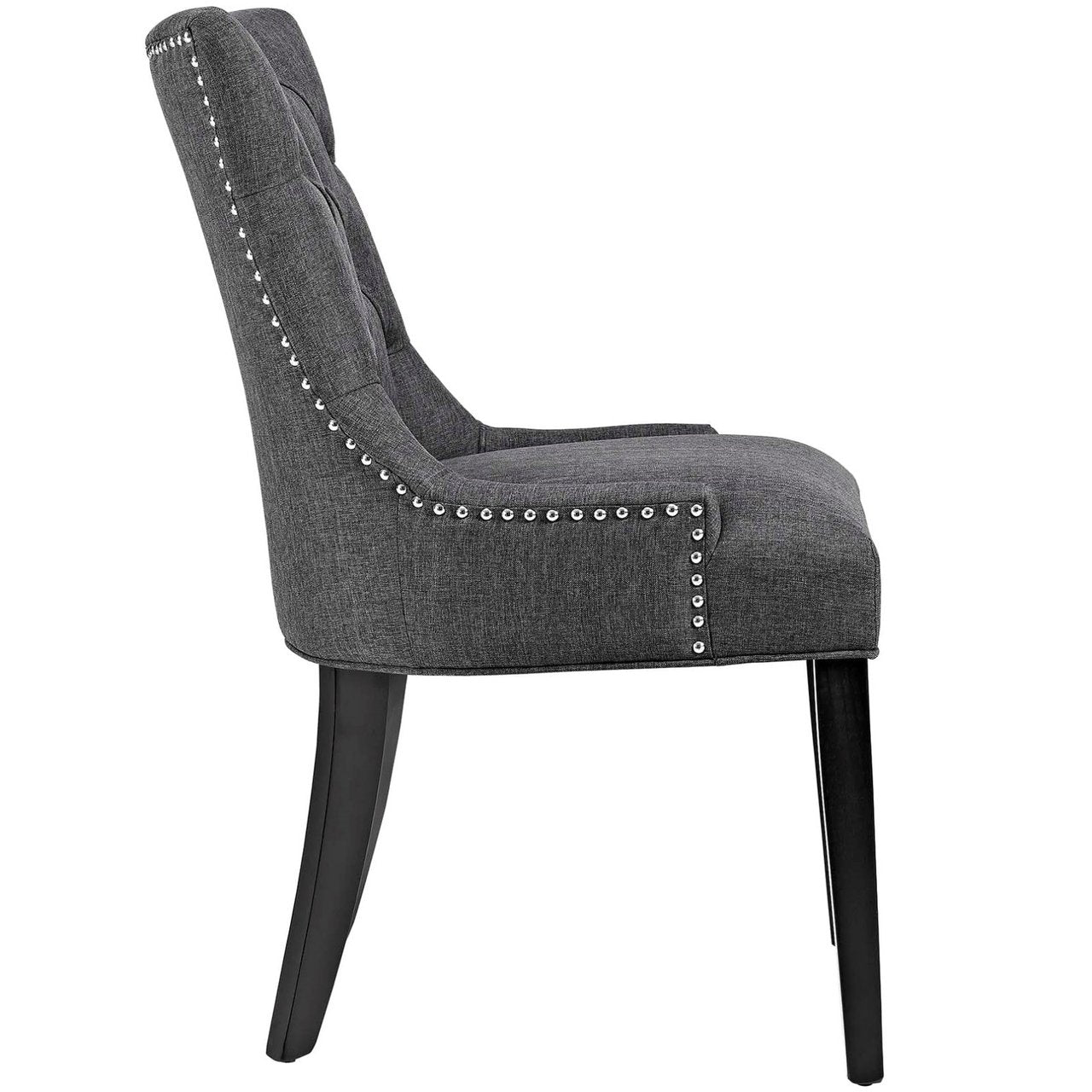 Regent Fabric Dining Chair, Grey, Fabric 10725