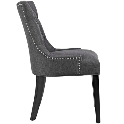 Regent Fabric Dining Chair, Grey, Fabric 10725