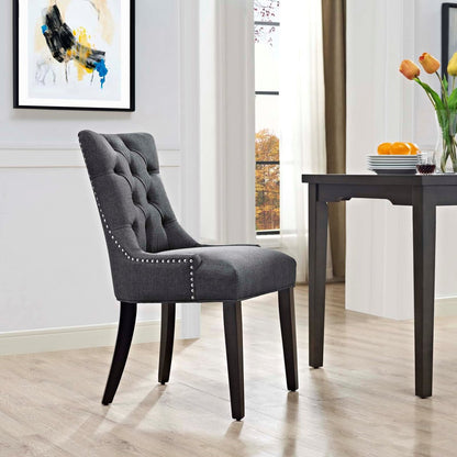 Regent Fabric Dining Chair, Grey, Fabric 10725