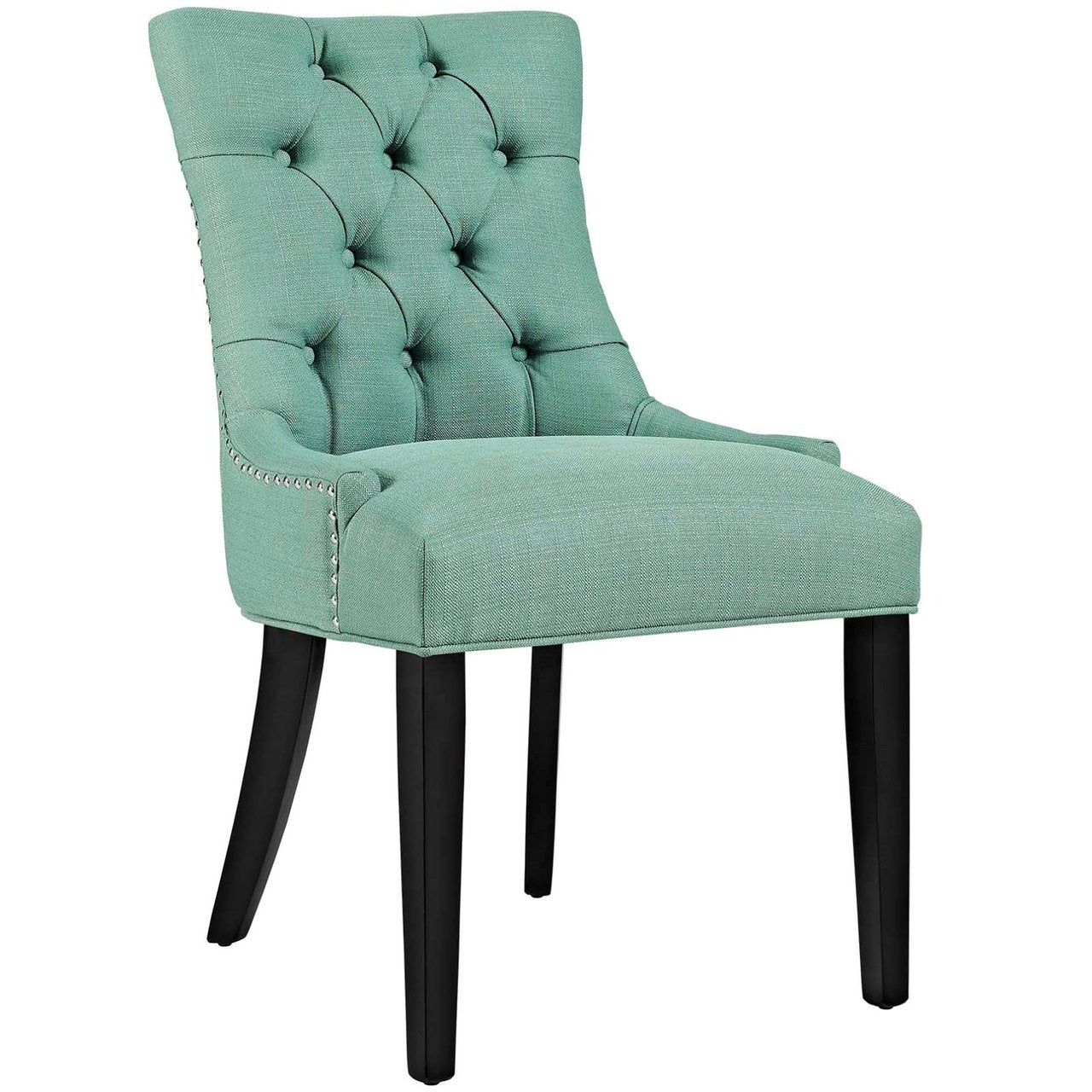 Regent Fabric Dining Chair, Blue, Fabric 10726