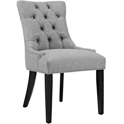 Regent Fabric Dining Chair, Grey, Fabric 10727
