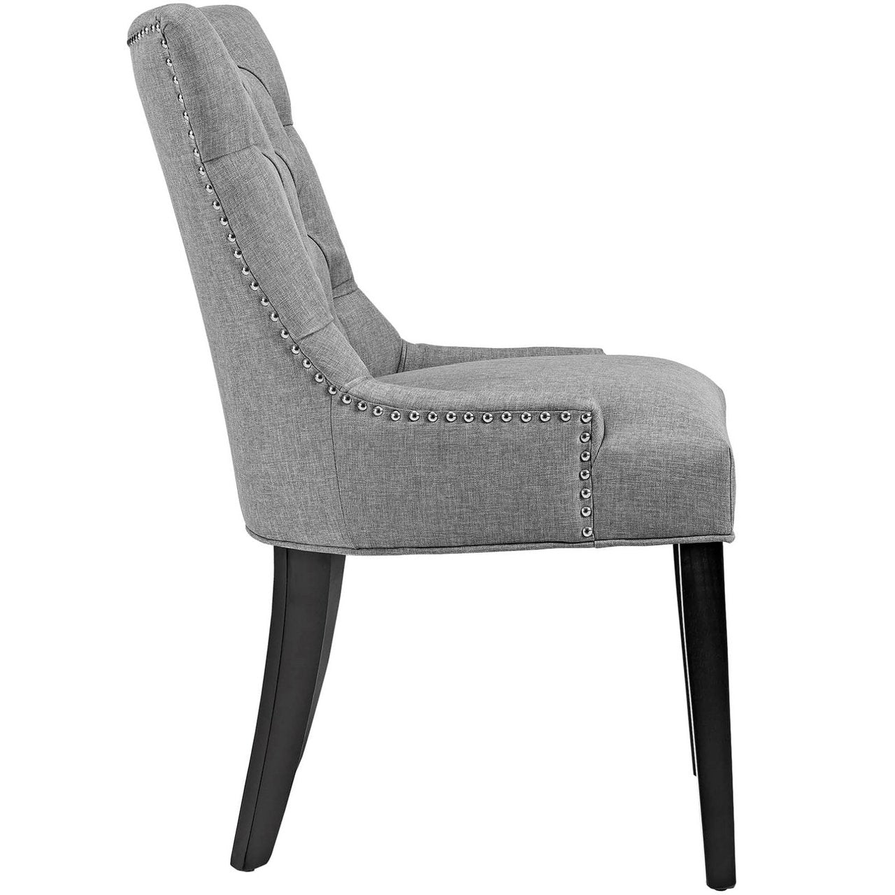 Regent Fabric Dining Chair, Grey, Fabric 10727