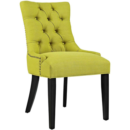 Regent Fabric Dining Chair, Green, Fabric 10730
