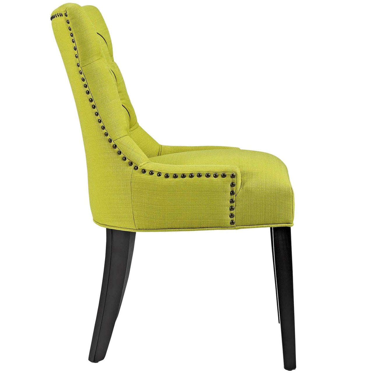 Regent Fabric Dining Chair, Green, Fabric 10730
