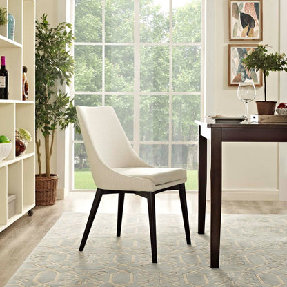 Viscount Fabric Dining Chair, Beige, Fabric 10750