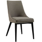 Viscount Fabric Dining Chair, Grey, Fabric 10752