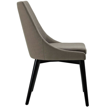 Viscount Fabric Dining Chair, Grey, Fabric 10752