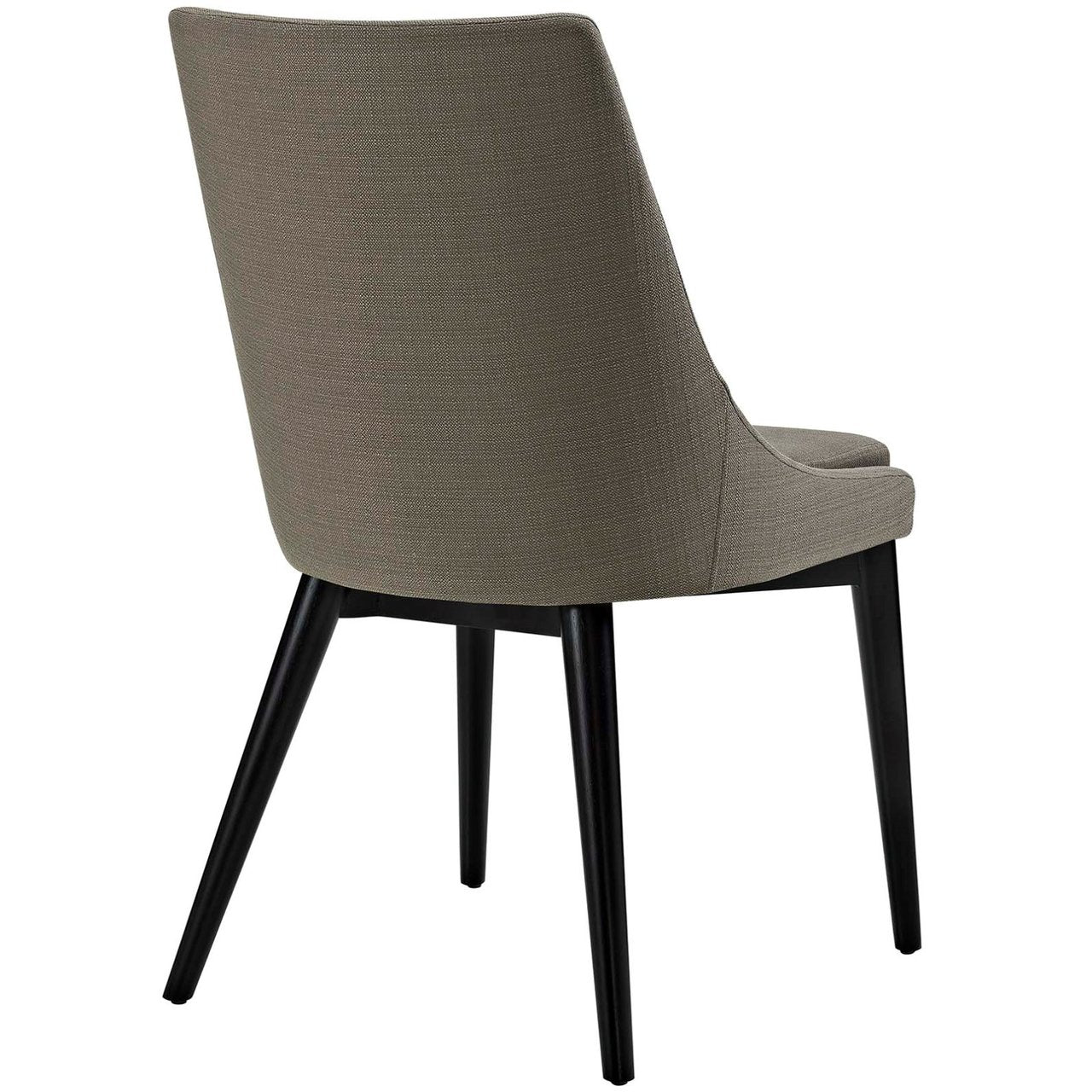 Viscount Fabric Dining Chair, Grey, Fabric 10752