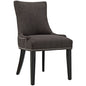Marquis Fabric Dining Chair, Brown, Fabric 10764