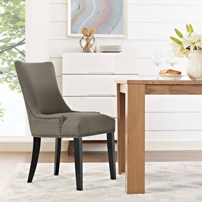 Marquis Fabric Dining Chair, Grey, Fabric 10765