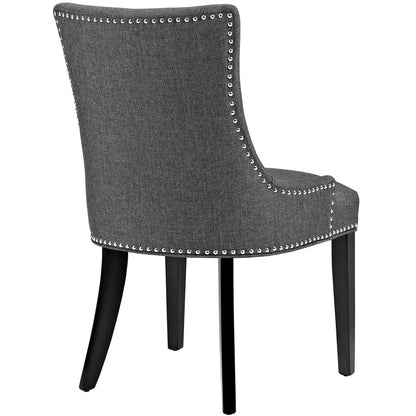 Marquis Fabric Dining Chair, Grey, Fabric 10767