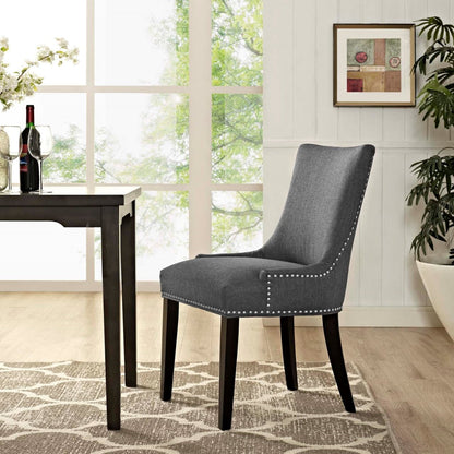 Marquis Fabric Dining Chair, Grey, Fabric 10767