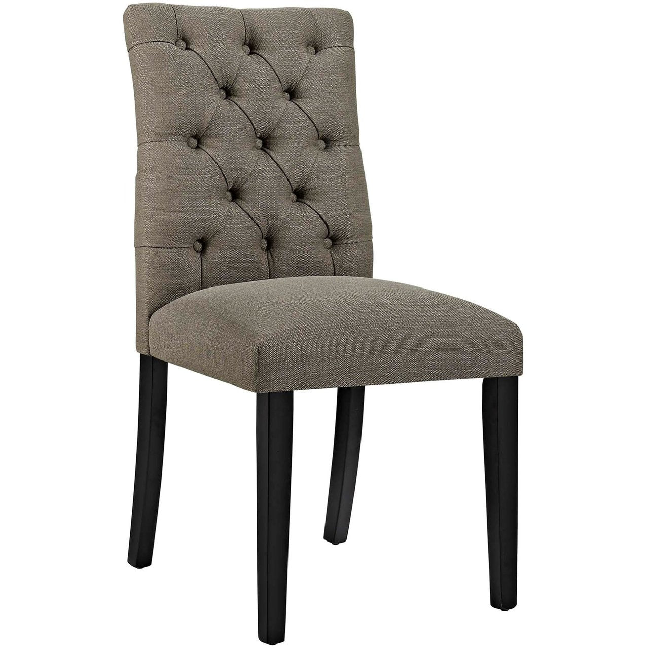 Duchess Fabric Dining Chair, Grey, Fabric 10778