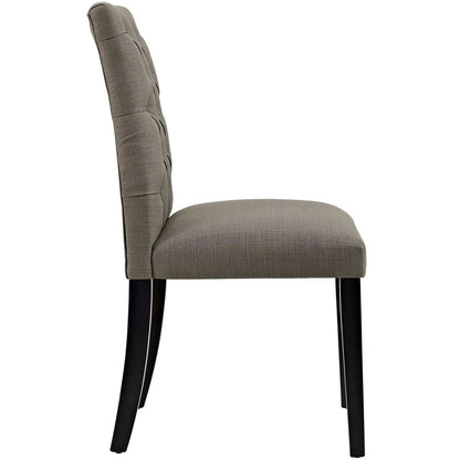 Duchess Fabric Dining Chair, Grey, Fabric 10778