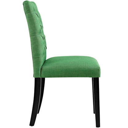 Duchess Fabric Dining Chair, Green, Fabric 10779