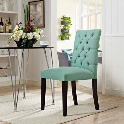 Duchess Fabric Dining Chair, Blue, Fabric 10781