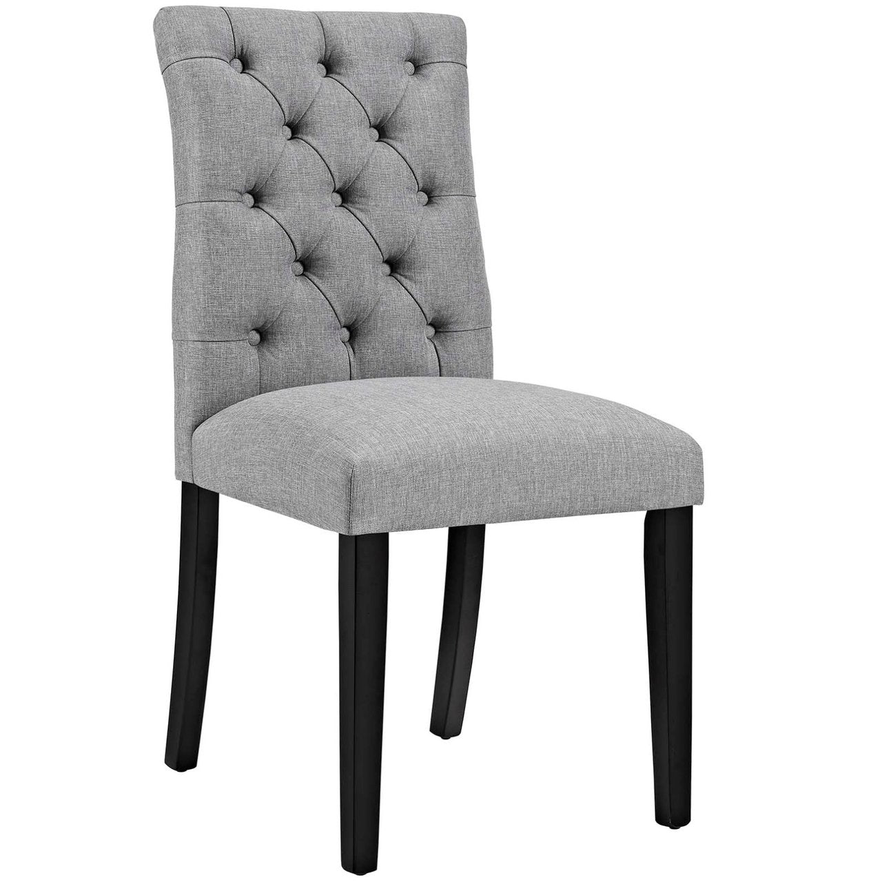 Duchess Fabric Dining Chair, Grey, Fabric 10782