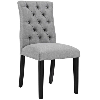 Duchess Fabric Dining Chair, Grey, Fabric 10782