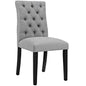 Duchess Fabric Dining Chair, Grey, Fabric 10782