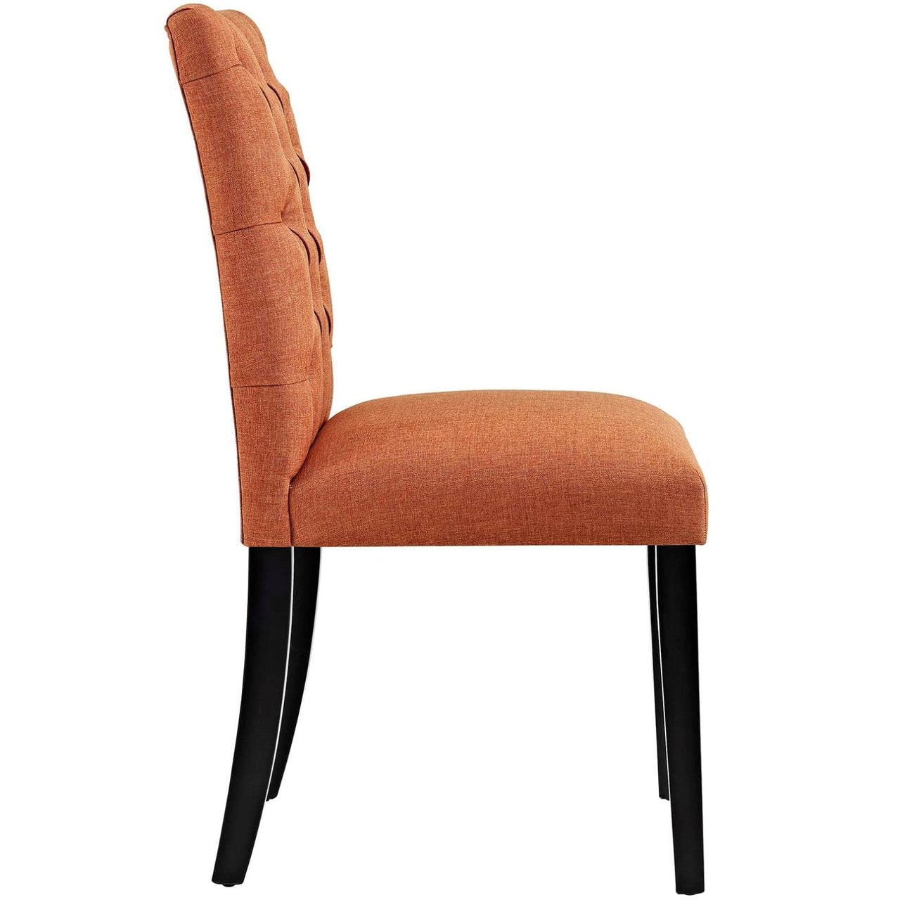 Duchess Fabric Dining Chair, Orange, Fabric 10783