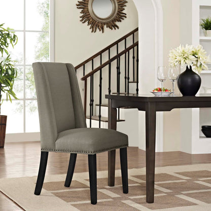 Baron Fabric Dining Chair, Grey, Fabric 10791
