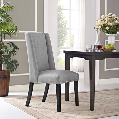 Baron Fabric Dining Chair, Grey, Fabric 10795