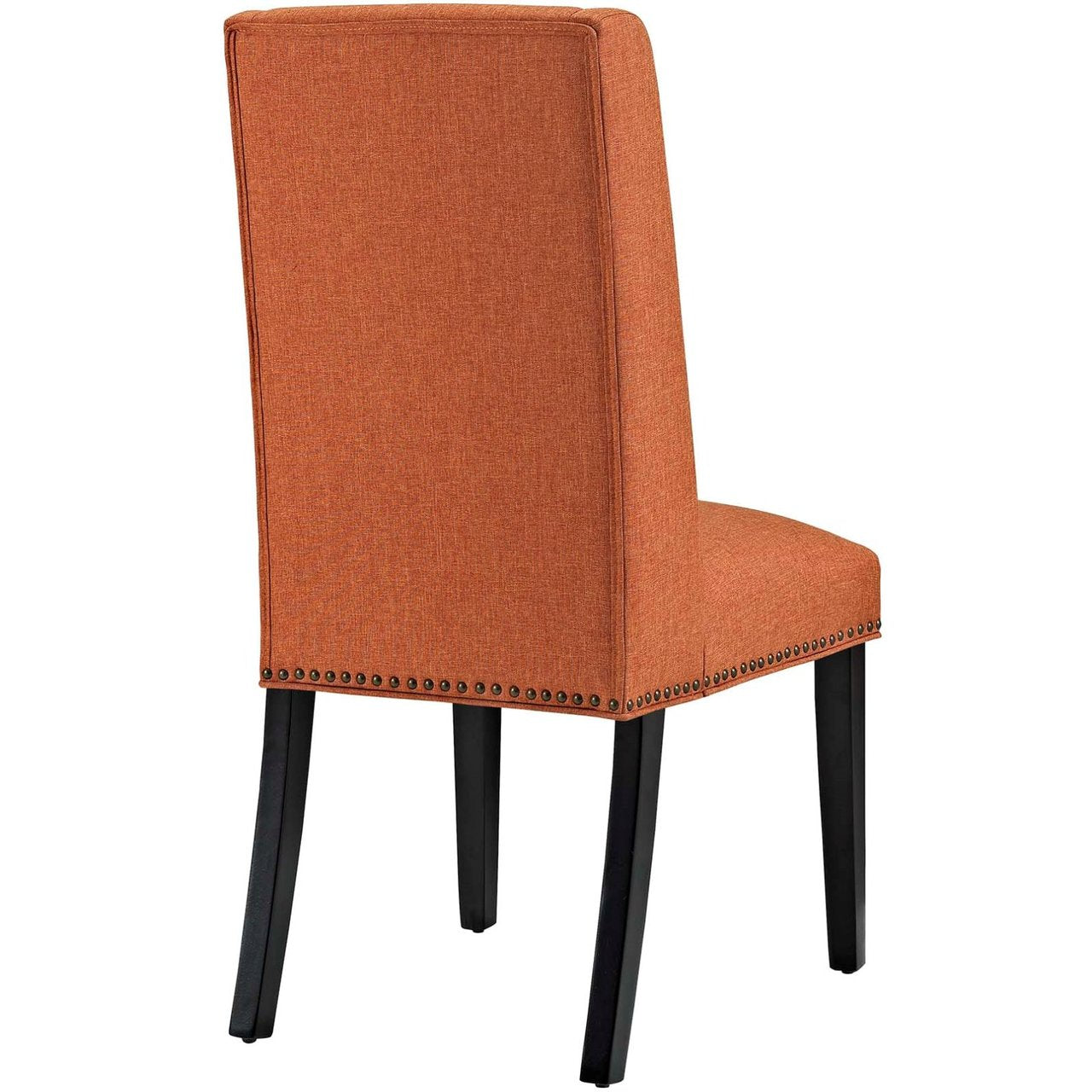 Baron Fabric Dining Chair, Orange, Plastic 10796
