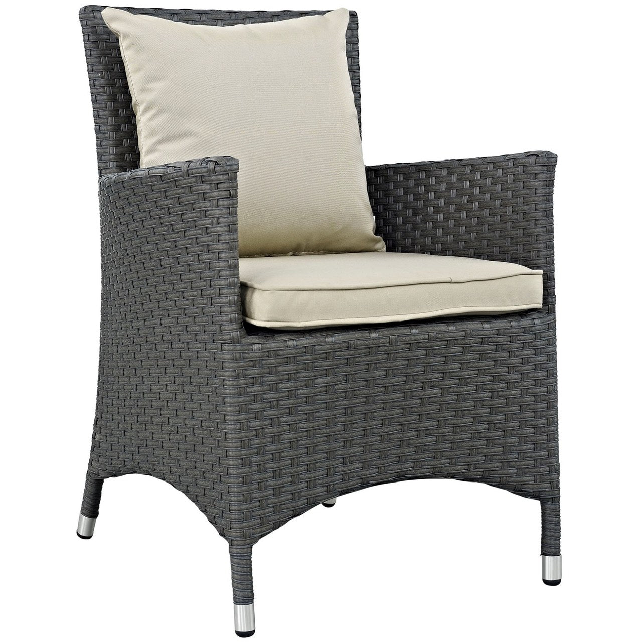 Sojourn Dining Chair ( Set of Two), Beige, Rattan 10822