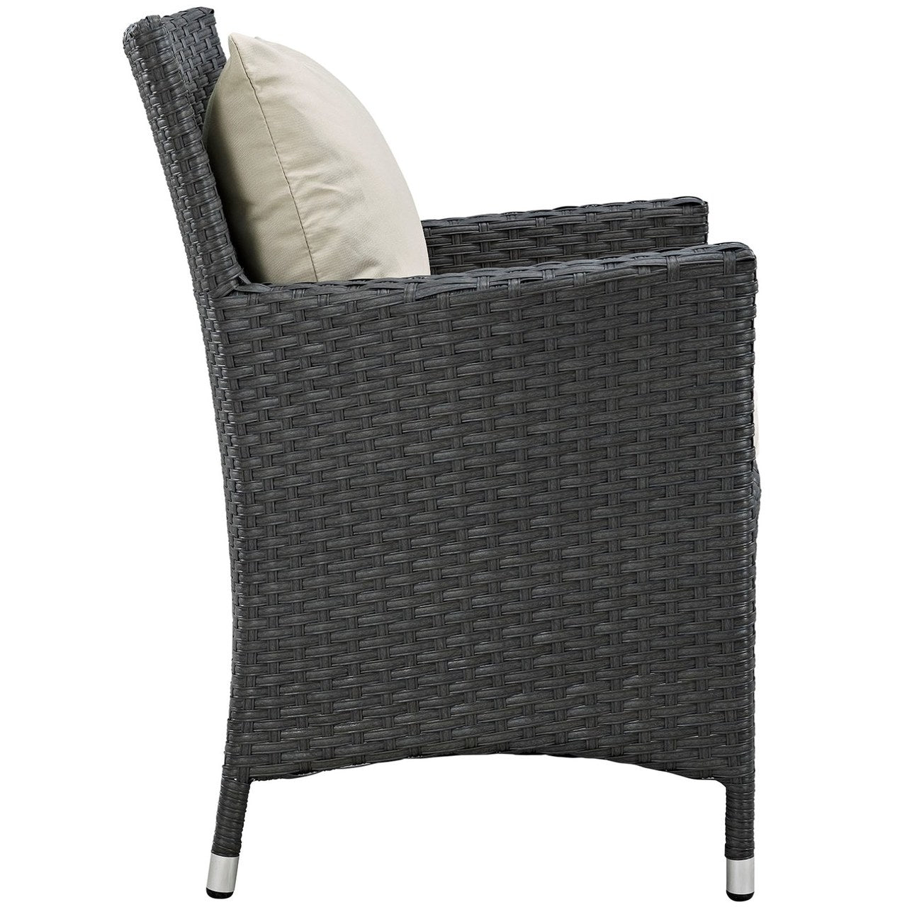 Sojourn Dining Chair ( Set of Two), Beige, Rattan 10822