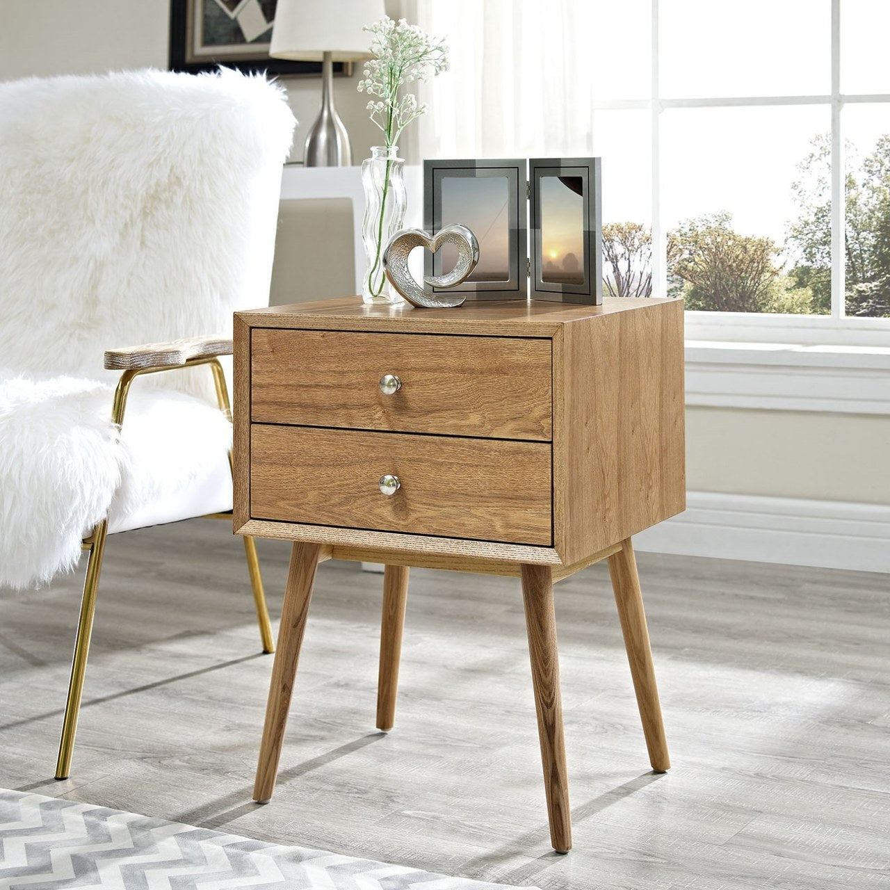 Dispatch Nightstand, Brown, Wood 10925