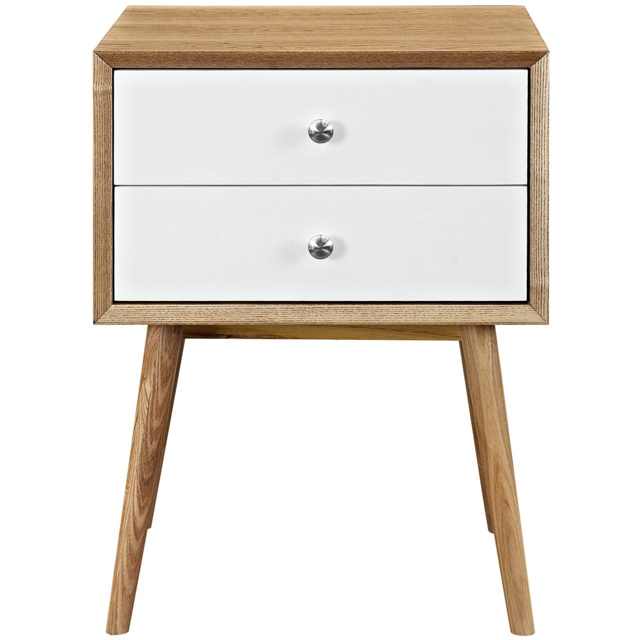 Dispatch Nightstand, White, Wood 10926