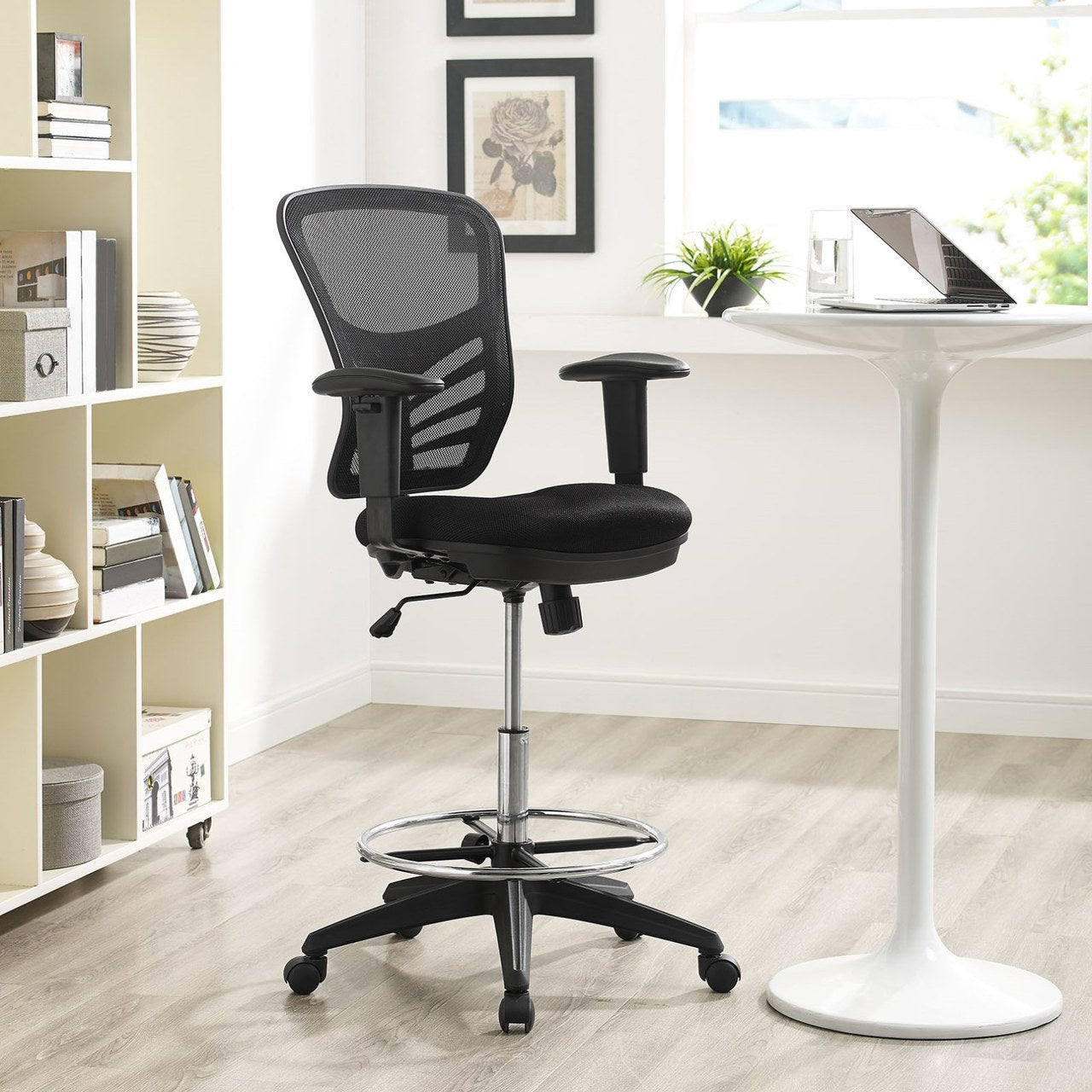 Articulate Drafting Chair, Black,  10933