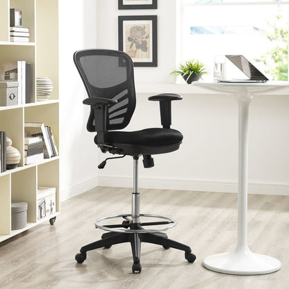 Articulate Drafting Chair, Black,  10933