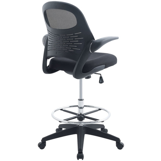 Advance Drafting Chair, Black, Fabric 10934