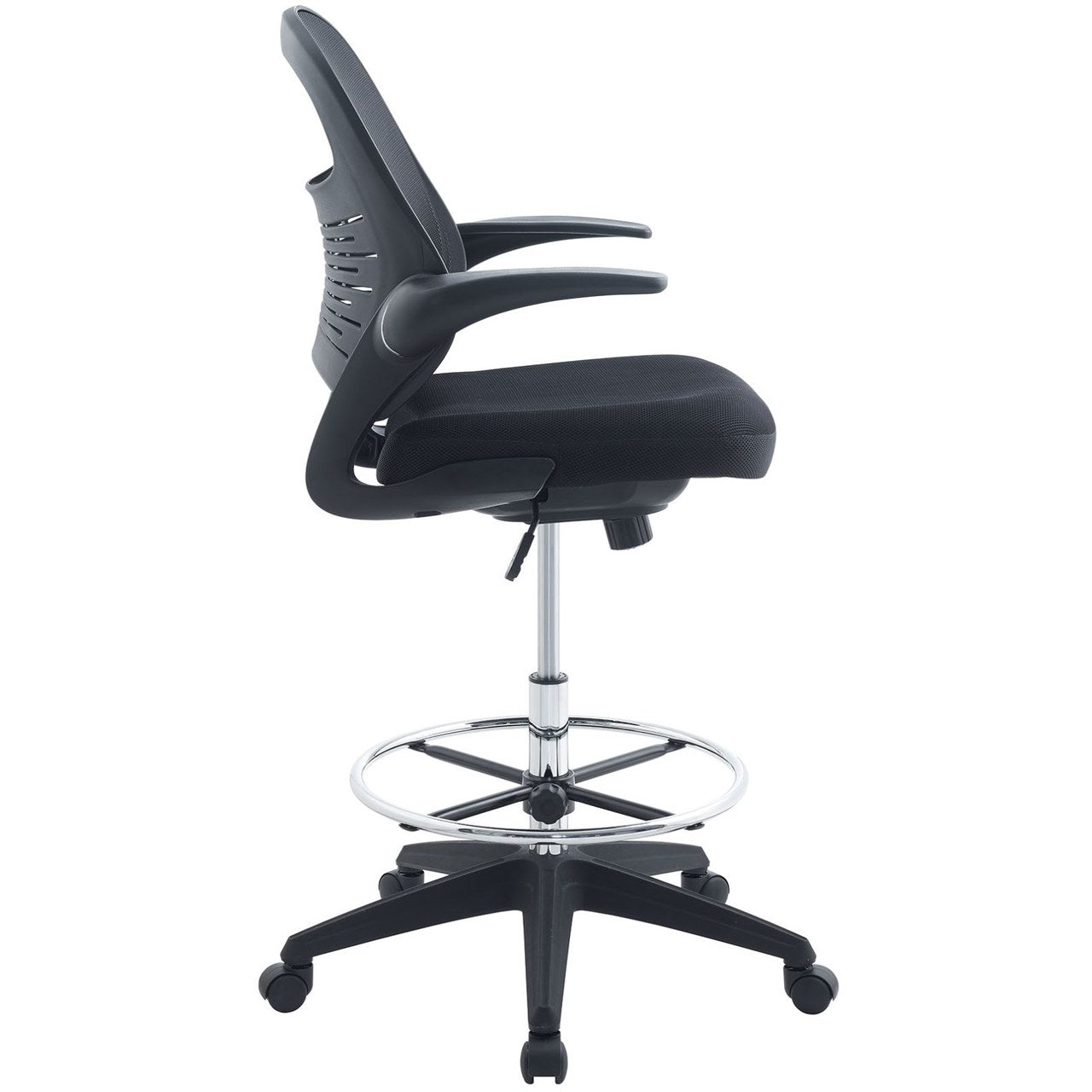 Advance Drafting Chair, Black, Fabric 10934