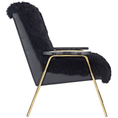 Sprint Wool Armchair, Black, Fabric 10946