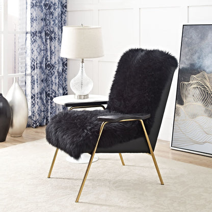 Sprint Wool Armchair, Black, Fabric 10946