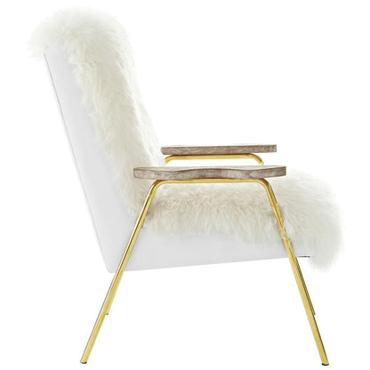 Sprint Wool Armchair, White, Fabric 10948