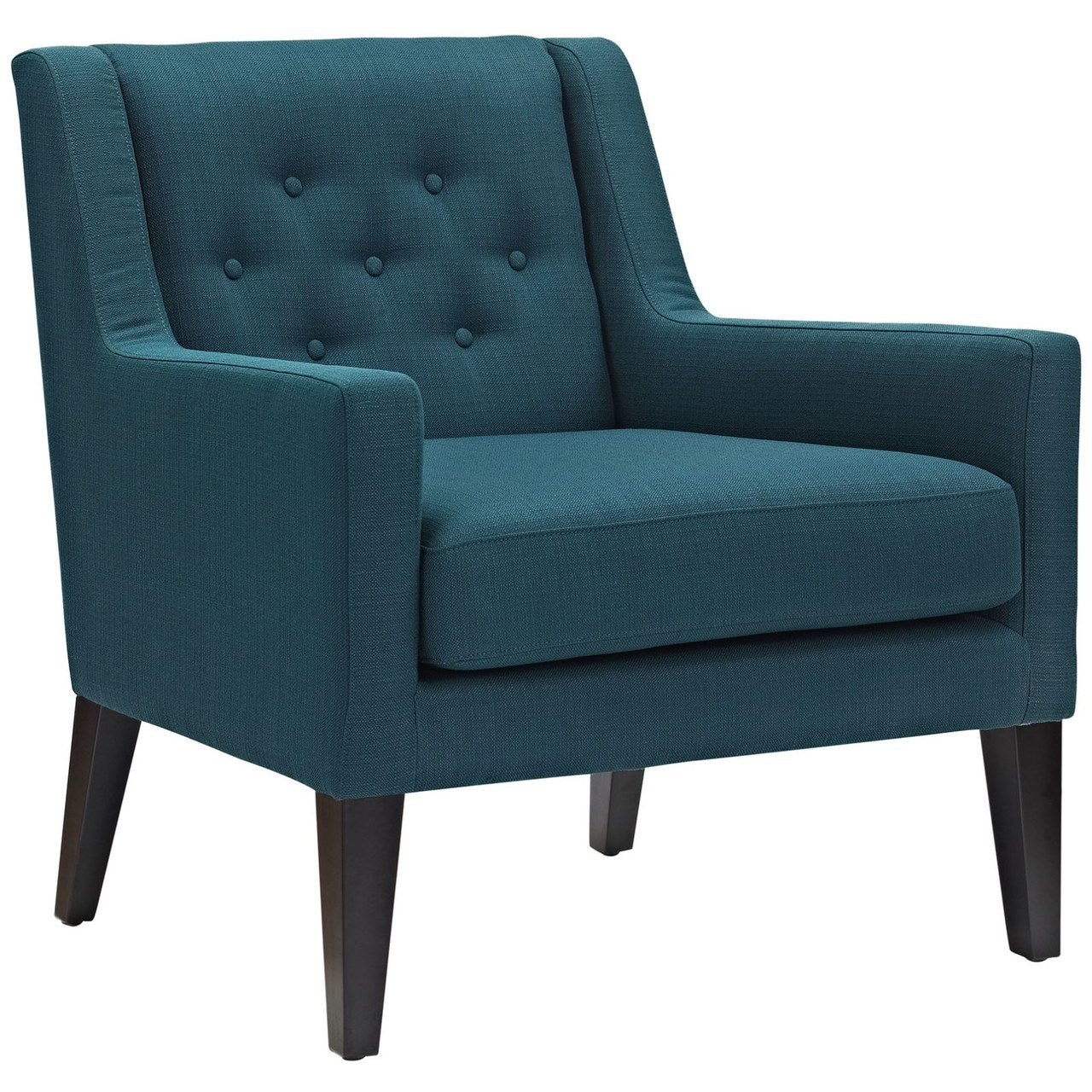 Earnest Upholstered Fabric Armchair, Navy, Fabric 10955