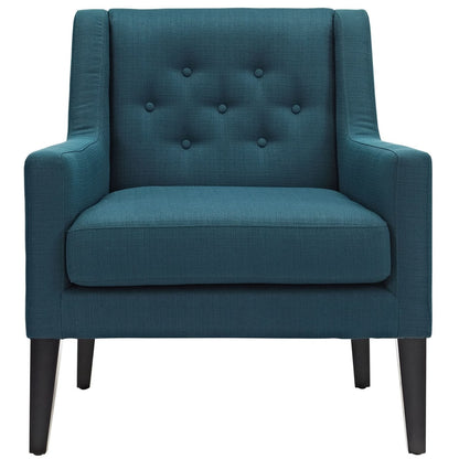 Earnest Upholstered Fabric Armchair, Navy, Fabric 10955