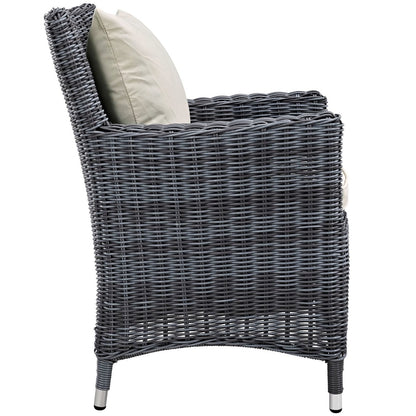 Summon Dining Chair ( Set of Two), Beige, Rattan 10969