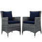 Summon Dining Chair ( Set of Two), Navy, Rattan 10970