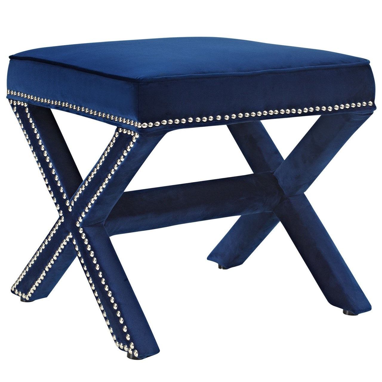 Rivet Bench, Navy, Fabric 11010