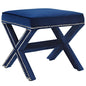 Rivet Bench, Navy, Fabric 11010