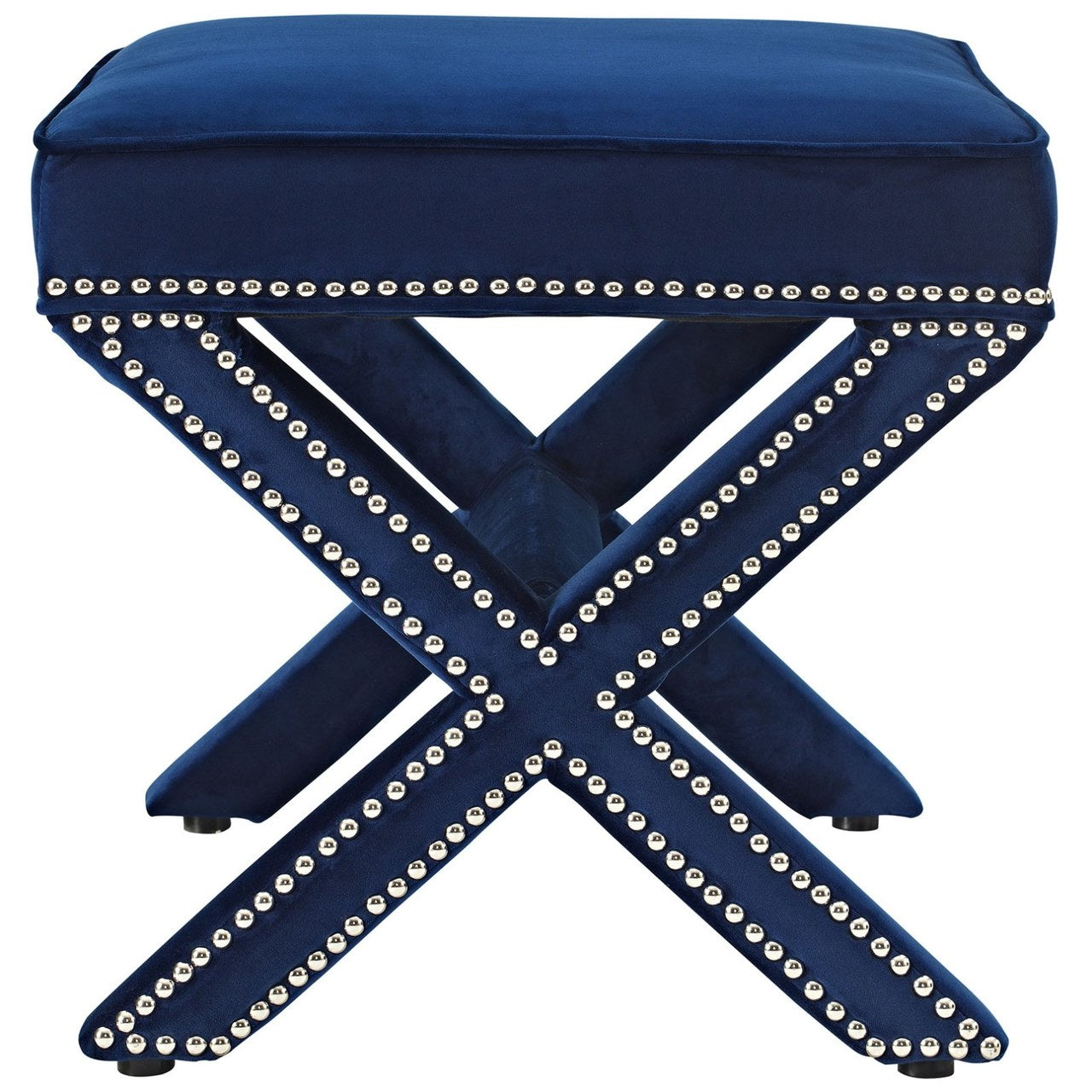 Rivet Bench, Navy, Fabric 11010
