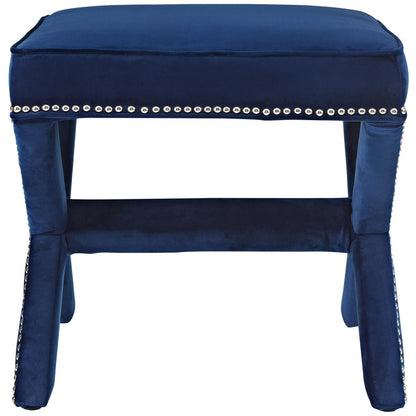 Rivet Bench, Navy, Fabric 11010