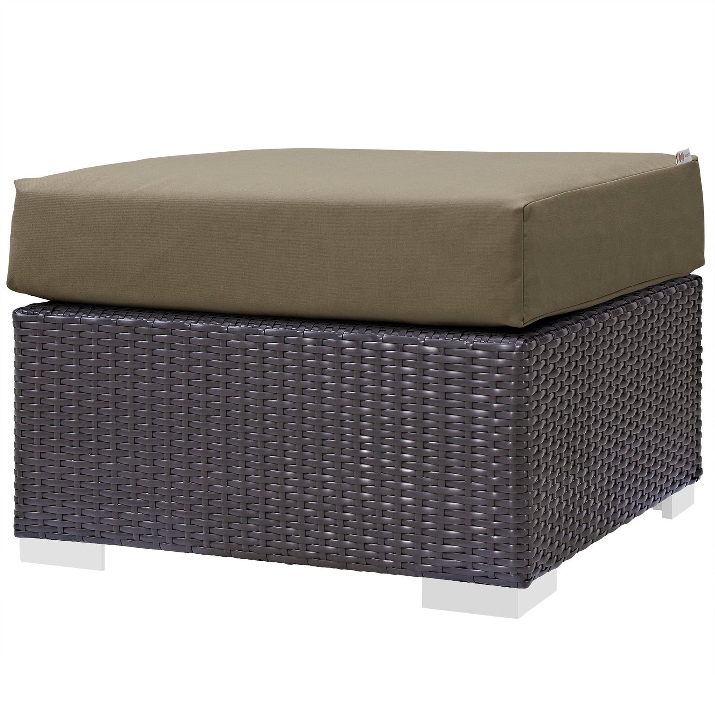 Convene 3 Piece Outdoor Patio Sofa Set, Rattan, Wicker, Dark Brown Brown, 18115