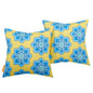 Modway Two Piece Outdoor Patio Pillow Set, Fabric, Multi Color 15119